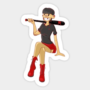 Classic girl Sticker